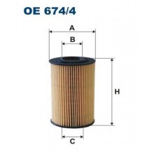 OE674/4 FILTRON Фильтр масляный HYUNDAI,KIA (B10509PR JC)